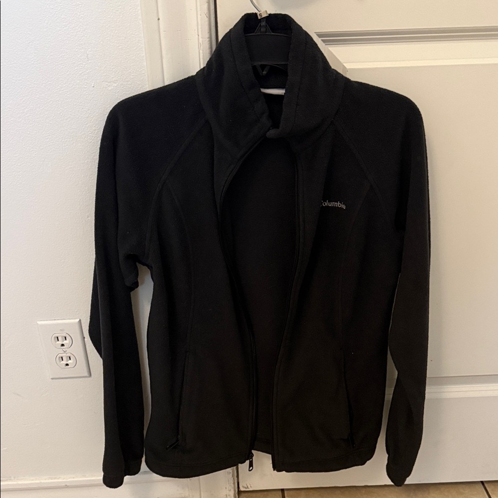 Columbia Midnight Black Full-Zip Jacket